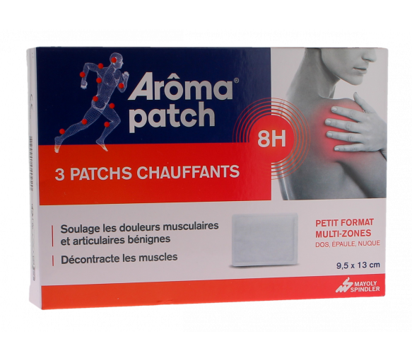 Arôma patch petit format multi-zones Mayoly Spindler - 3 patchs chauffants de 9,5 x 13 cm - image 1