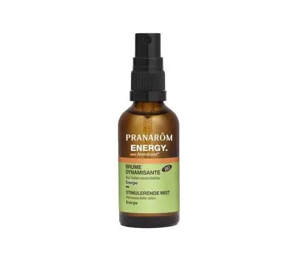 Aromaboost Energy énergie Brume dynamisante bio Pranarôm - spray de 50 ml