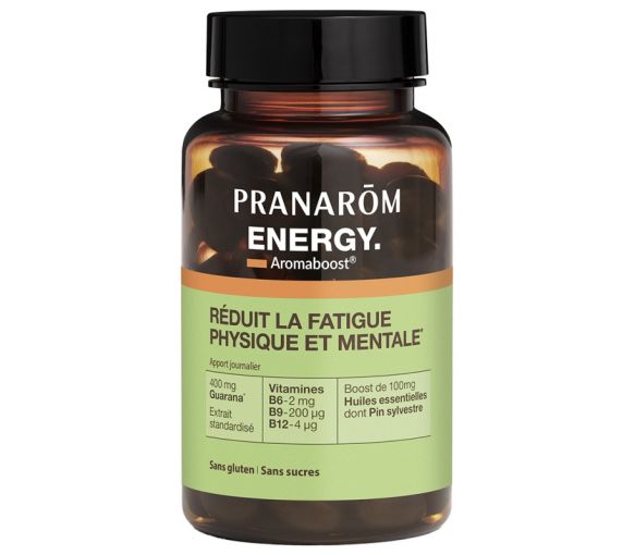 Aromaboost Energy énergie Pranarôm - pot de 60 capsules