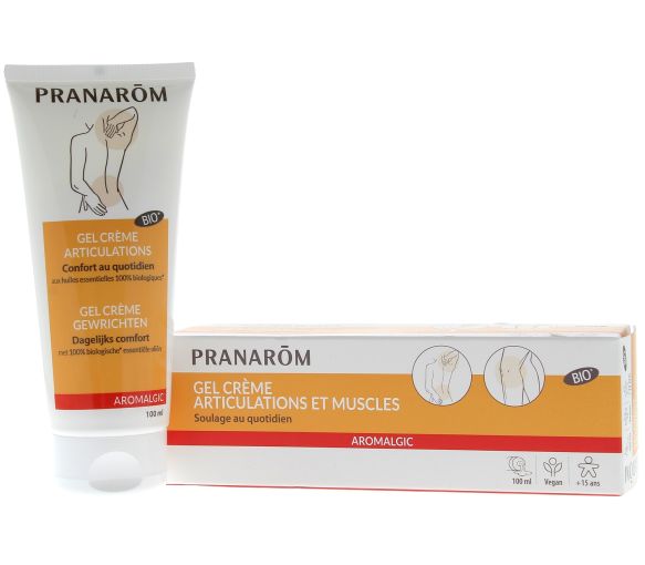 Aromalgic gel crème articulations et muscles bio Pranarôm - tube de 100 ml - image 1