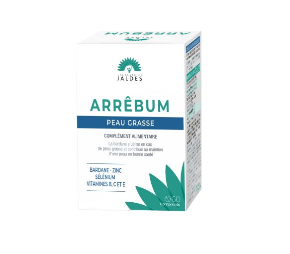 Arrêbum peaux grasses Jaldes - boîte de 60 comprimés
