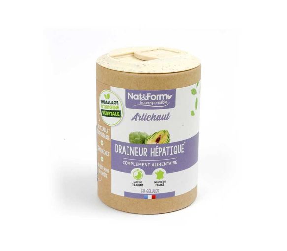Artichaut Ecoresponsable Nat&Form - boite de 60 gélules - image 1