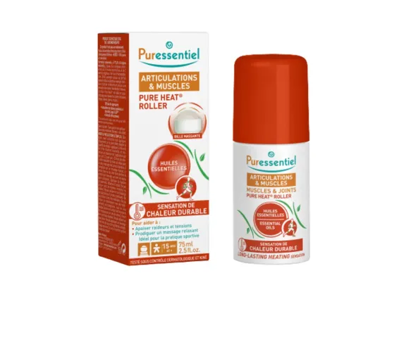 Articulations & muscles pure heat roller aux huiles essentielles Puressentiel - stick de 75ml - image 1