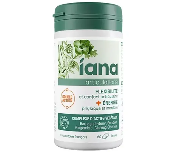 Articulations flexibilité et énergie Iana - pot de 60 comprimés - image 1