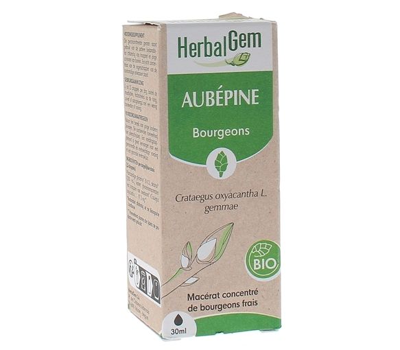 Aubépine BIO Herbalgem - flacon de 30 ml