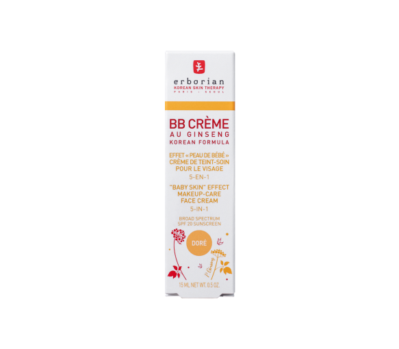 BB crème au ginseng teinte doré Erborian - tube de 15 ml