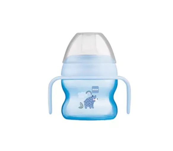 Tasse à bec souple 6mois et plus Bleu MAM - 1 tasse de 150 ml