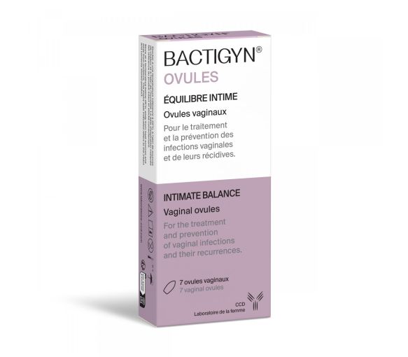Bactigyn Equilibre intime Ccd - boîte de 7 ovules vaginaux