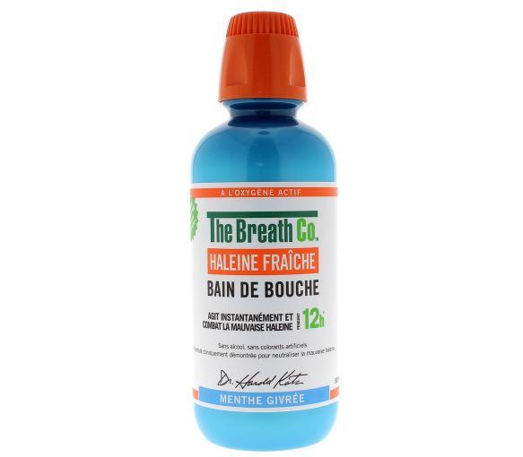 Bain de bouche haleine fraîche menthe givrée The Breath Co - flacon de 500ml - image 1