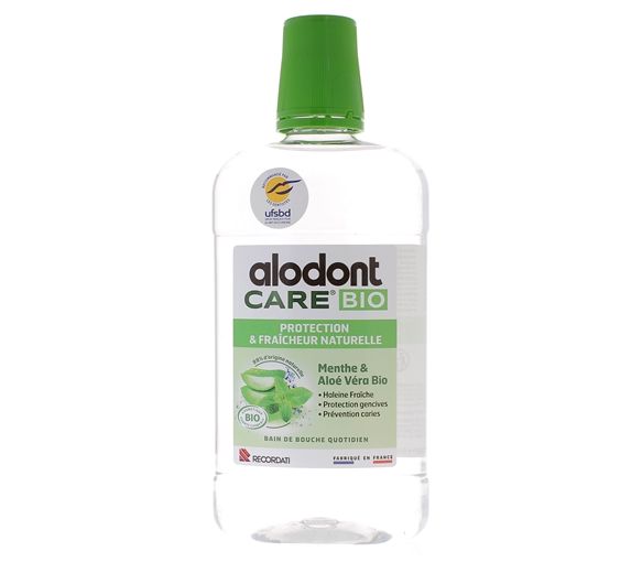 Bain de bouche quotidien Protection & fraîcheur naturelle bio Alodont Care - image 1