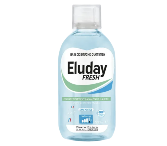 Eluday Fresh Bain de bouche quotidien Pierre Fabre - flacon de 500ml - image 1
