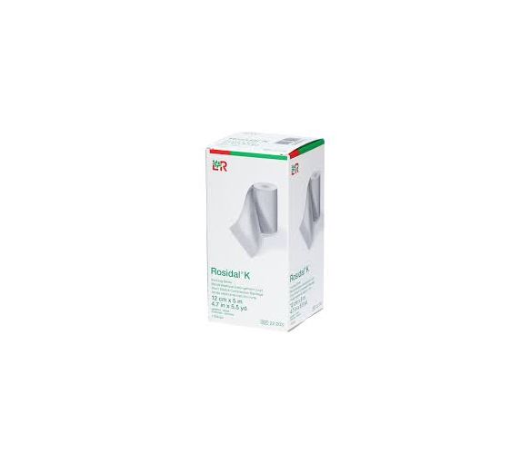 Bande à allongement court Rosidal K Lohmann & Rauscher - une bande de 12cm x 5m