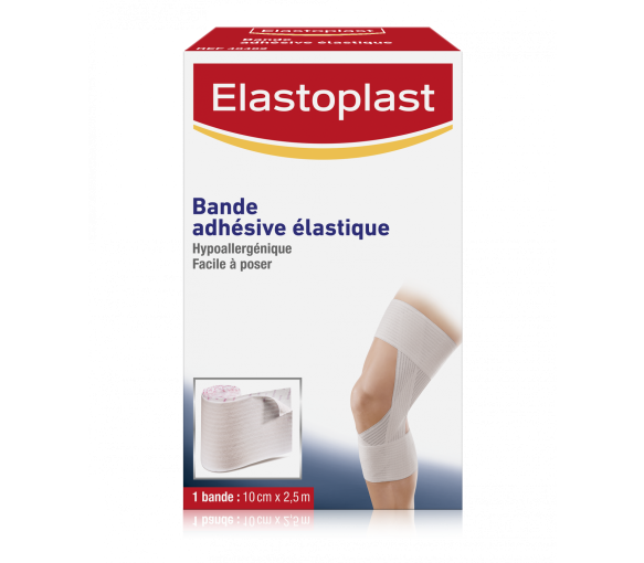 Bande adhésive élastique sport Elastoplast - bande de 10cm x 2,5cm