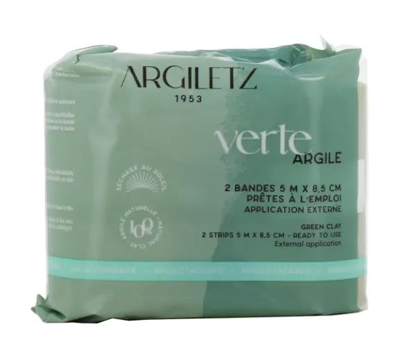Bande argile verte prête à l'emploi Argiletz - 2 bandes de 5m x 8,5cm - image 1