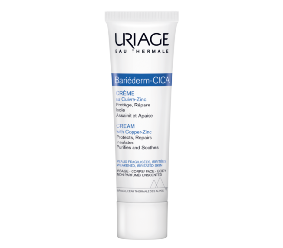Bariéderm cica-crème réparatrice au Cu-Zn Uriage - tube de 15 ml - image 1