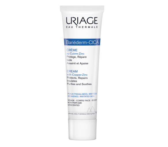 Bariéderm cica-crème réparatrice au Cu-Zn Uriage - tube de 100 ml - image 1