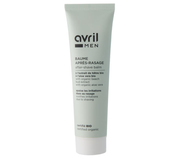 Baume après-rasage homme bio Avril - tube de 100 ml