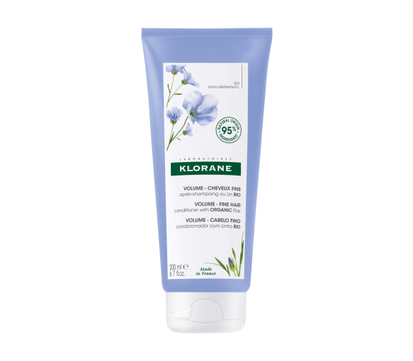Baume après-shampooing au lin bio Klorane - tube de 200ml - image 1