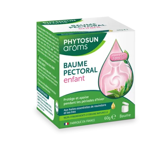 Baume pectoral enfant Phytosun Aroms - pot de 60g - image 1