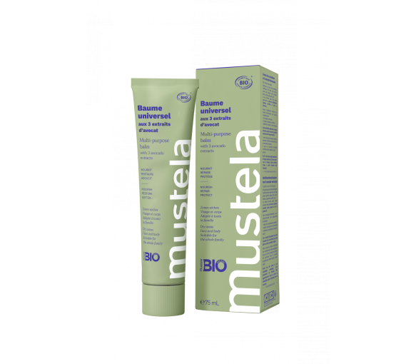 Baume universel bio aux 3 extraits d'avocat Mustela - tube de 75ml - image 1