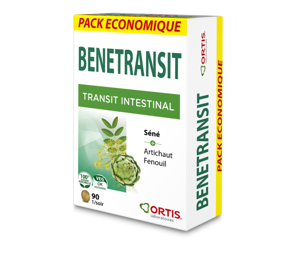 Bénétransit Transit intestinal Ortis - boîte de 90 comprimés