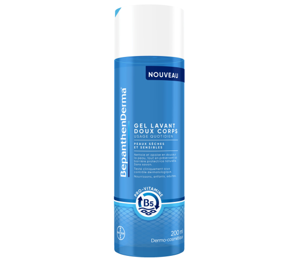 BepanthenDerma Gel Lavant Doux Corps 200 ml Peaux sèches et sensibles - image 1