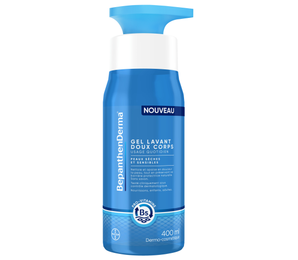 BepanthenDerma Gel Lavant Doux Corps 400 ml Peaux sèches et sensibles - image 1
