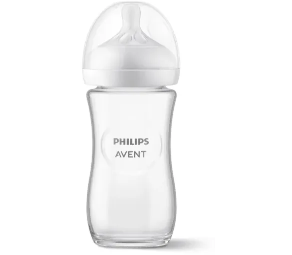 Biberon Natural Response en verre 0 mois et plus Avent - image 1