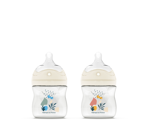 Biberon anti-colique tétine multi-perforée 0-6 mois Dodie - biberon de 150 ml - image 1