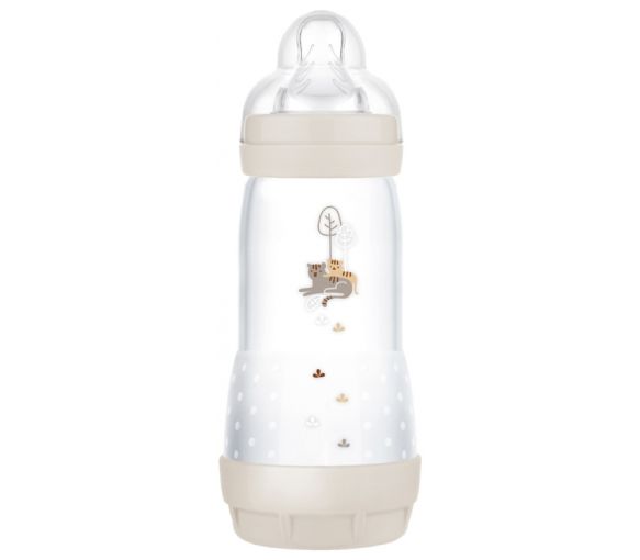 Biberon Easy Start 4 mois et + débit 3 coloris sable Mam - 1 biberon de 320 ml