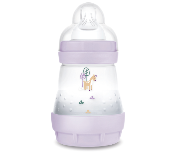 Biberon lilas Easy start anti-colique 0+ mois débit 1 Mam - biberon de 160 ml - image 1