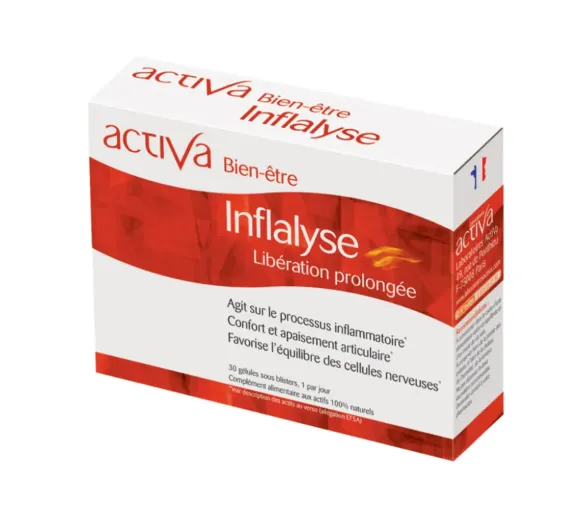 Bien-être Inflalyse Activa - boite de 30 gélules