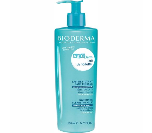 ABCDerm lait de toilette nettoyant sans rinçage Bioderma - flacon de 500 ml - image 1