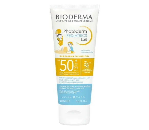 Photoderm Pediatrics Lait solaire SPF 50+ Bioderma - tube de 100 ml