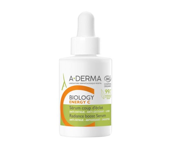 Biology Energy C sérum coup d'éclat bio A-Derma - flacon compte-goutte de 30ml - image 1