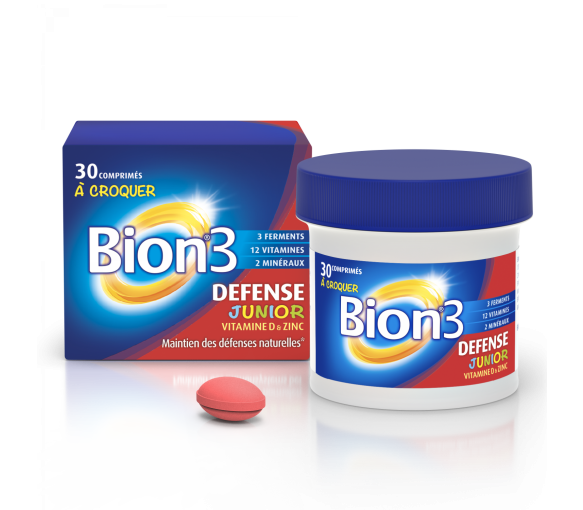 Bion3 junior défense dès 4 ans - boîte de 30 comprimés à croquer - image 1