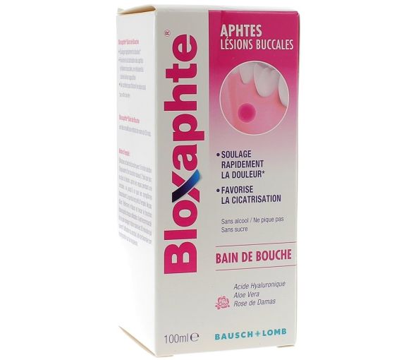 Bioxaphte Bain de bouche Bausch Lomb - flacon de 100 ml