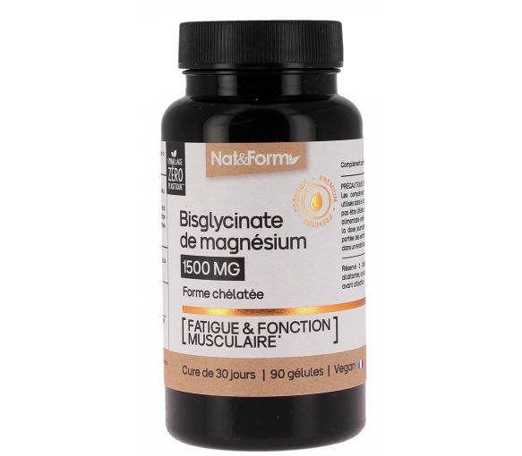 Bisglycinate de magnésium 1500mg Nat&Form - image 3