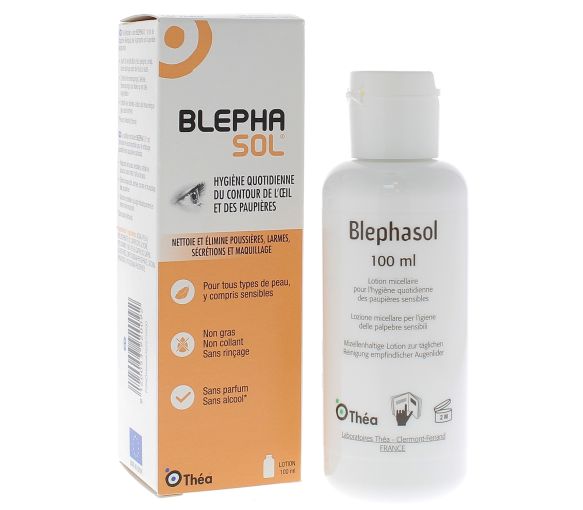 Blephasol lotion micellaire paupières sensibles Théa - flacon de 100ml - image 1