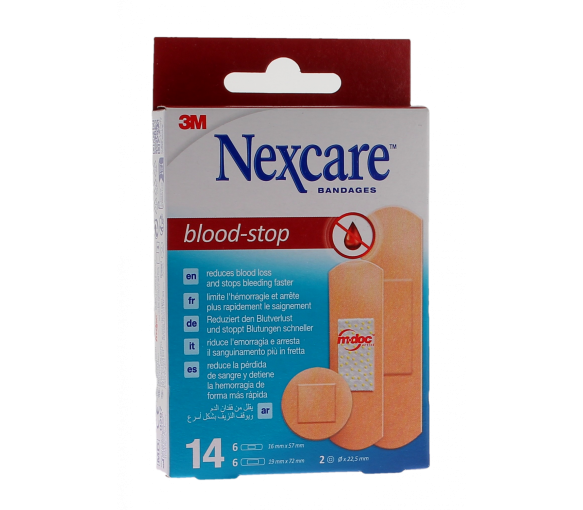 Blood-Stop Pansements hémostatiques Nexcare - boite de 14 pansements - image 1