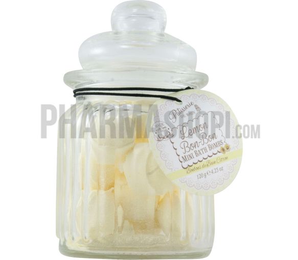 Bonbons de bain citron Patisserie de bain - Pot de 120 g