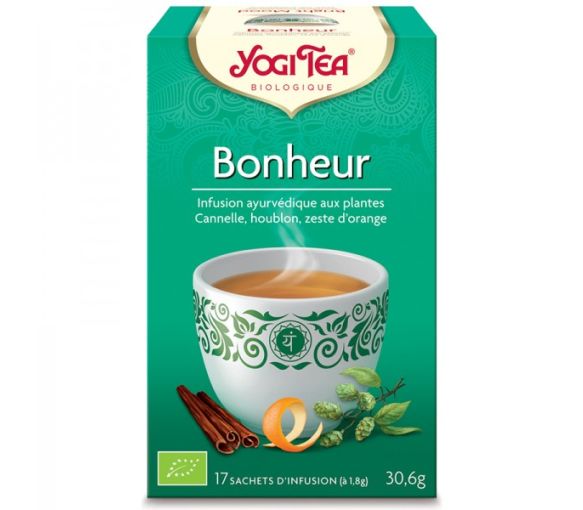 Bonheur BIO Yogi Tea - boite de 17 sachets