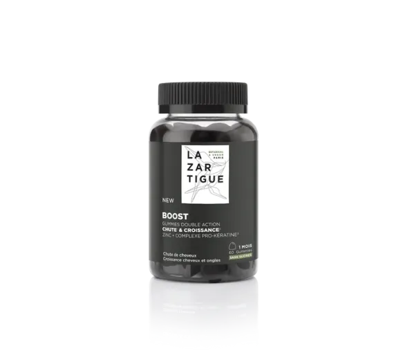 Boost double action chute et croissance Lazartigue - pot de 60 gummies