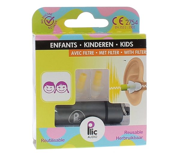 Bouchons d'oreilles sélectifs enfants Plic Audio - 1 paire