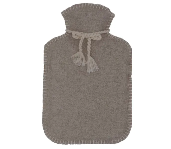 Bouillotte à eau avec housse flanelle Calindoo - bouillotte de 2L