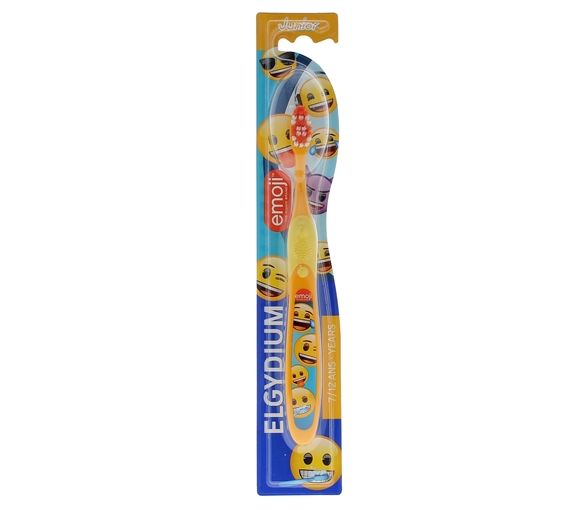 Brosse à dents 7-12 ans Elgydium junior emoji - 1 brosse à dents