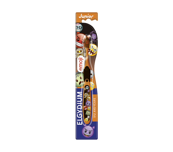 Brosse à dents 7-12 ans junior emoji Elgydium - une brosse à dents - image 1
