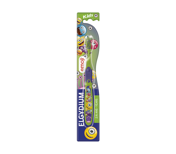 Brosse à dents Kids Emoji 2-6 ans Elgydium - une brosse à dents - image 1
