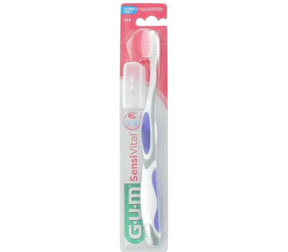Brosse à dents Sensivital sunstar ultra souple Gum - une brosse à dents