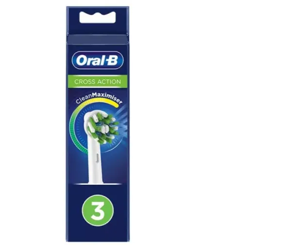 Brossettes Cross Action Oral-B - 3 brossettes
